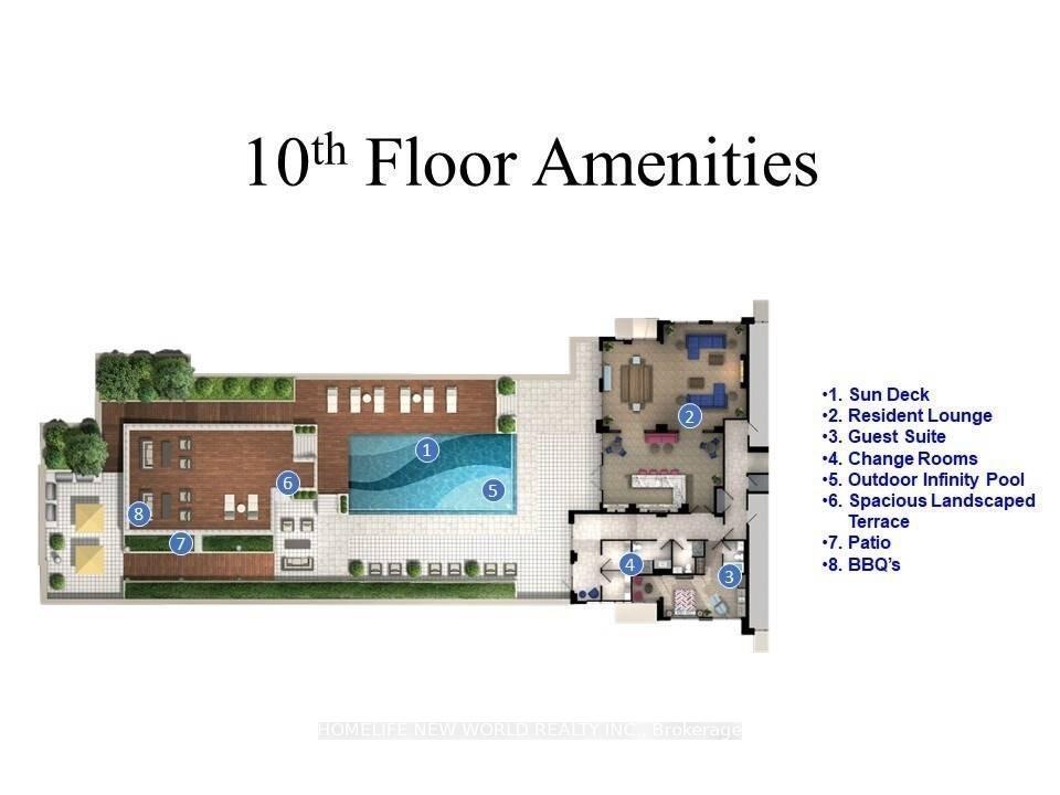 Photo 14 of Unit 2906, 15 Water Walk Drive, Markham, Unionville — HOMEH