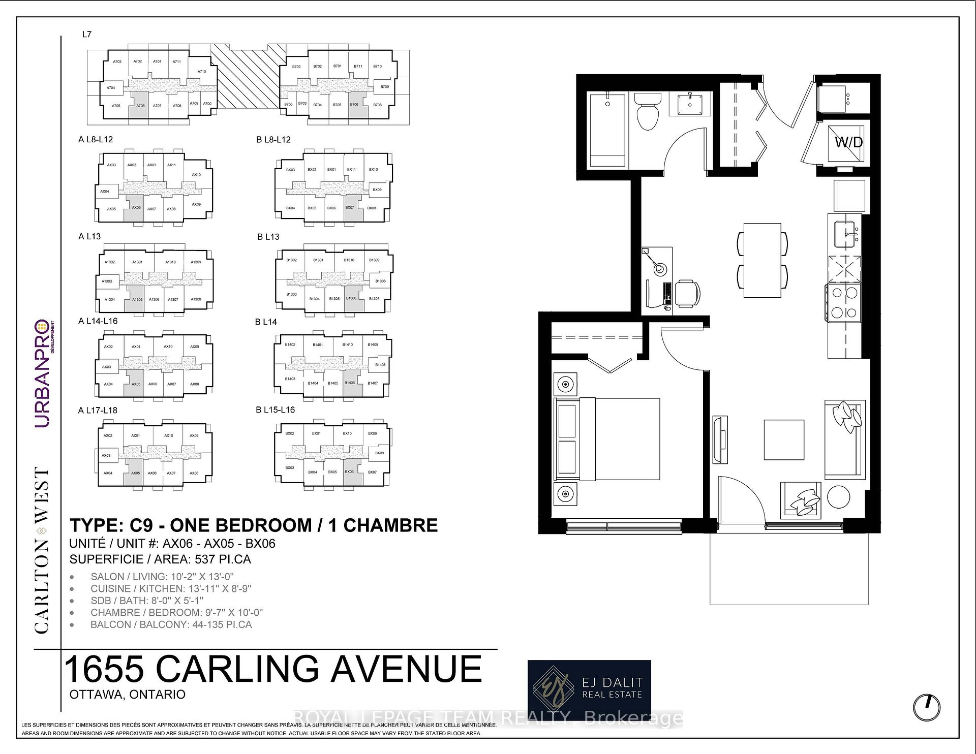 Photo 4 of Unit A906, 1655 Carling Avenue, Ottawa, Laurentianview — HOMEH