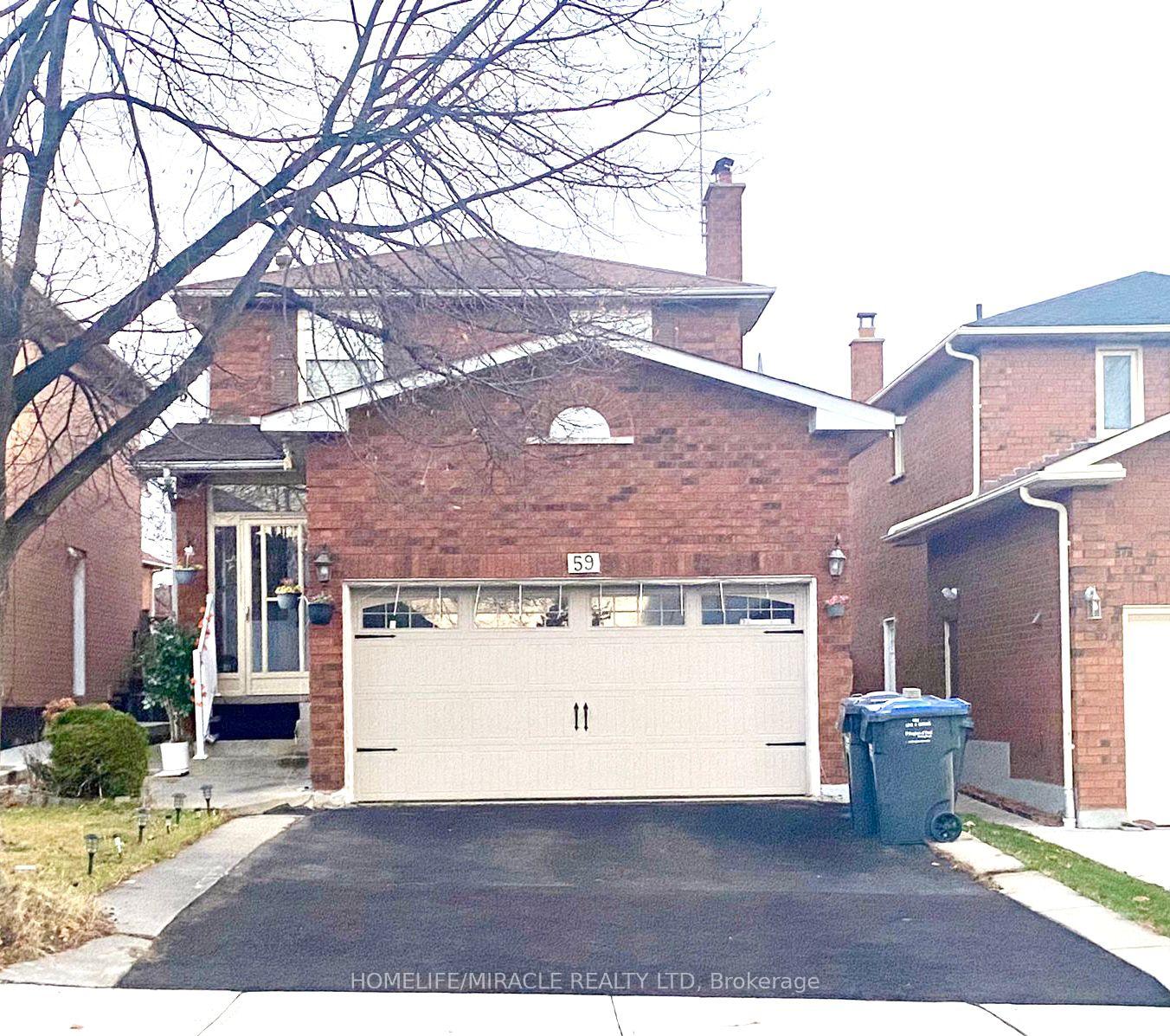 Photo 1 of 59 Michigan Avenue, Brampton, Fletcher's Creek South — HOMEH