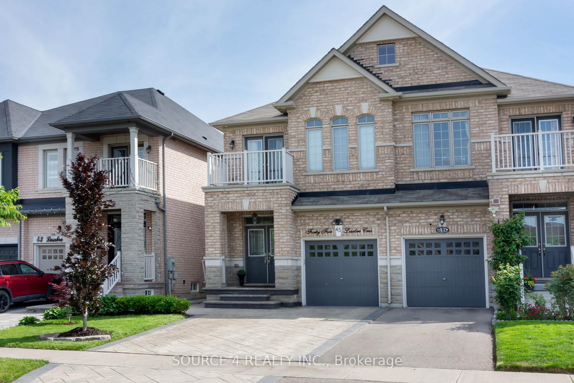 Photo 1 of Unit Upper Level, 45 Lesabre Crescent, Brampton, Bram East — HOMEH