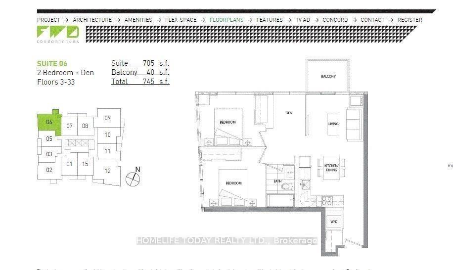 Photo 6 of Unit 2706, 70 Queens Wharf Road, Toronto, Waterfront Communities — HOMEH