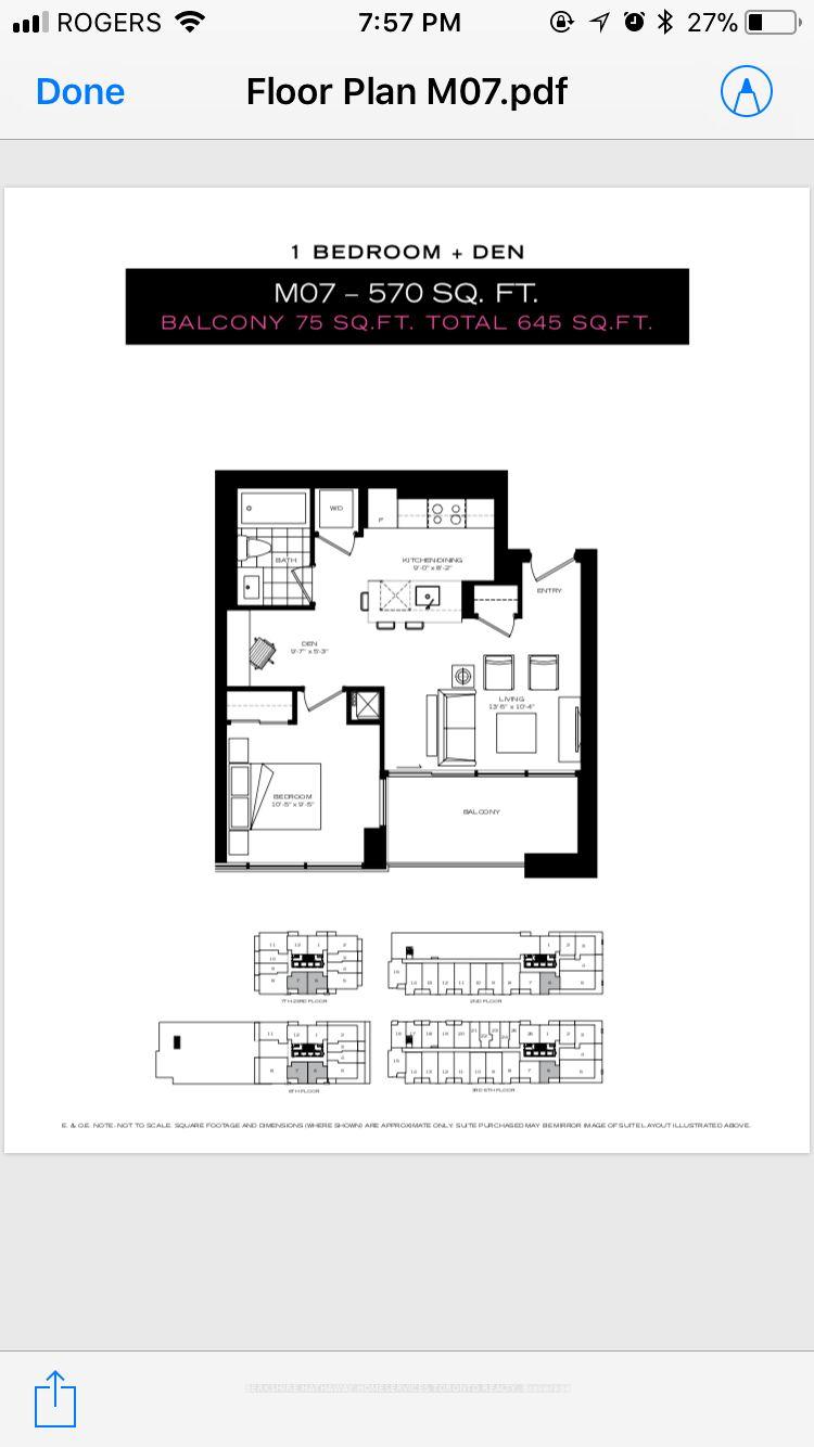 Photo 8 of Unit 1206, 8 Mercer Street, Toronto, Waterfront Communities — HOMEH