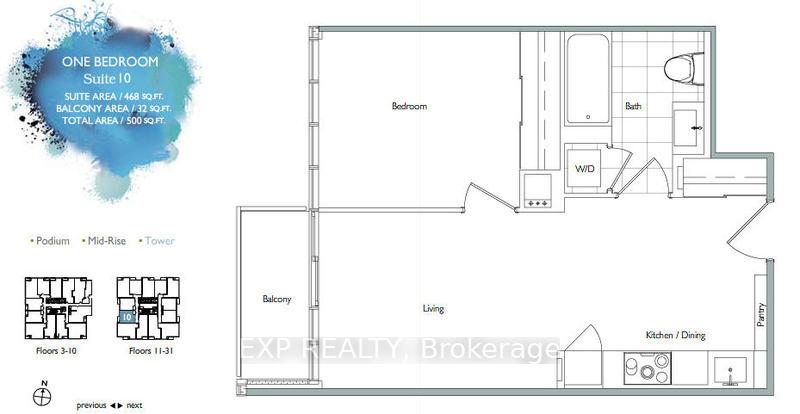 Front of Unit 2610, 15 Iceboat Terrace