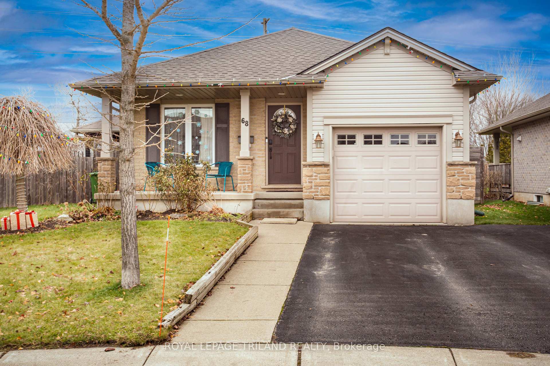 Front of 68 Meadowvale Drive