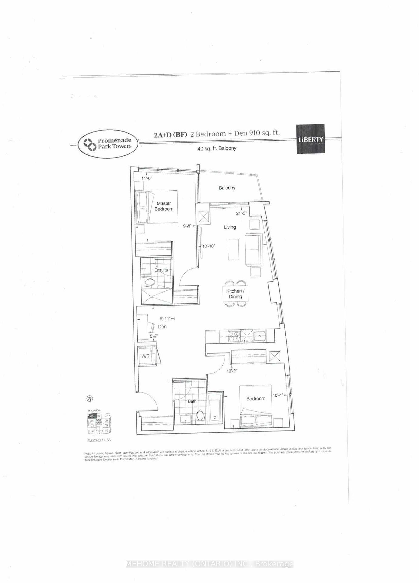 Photo 17 of Unit A-2405, 30 Upper Mall Way, Vaughan, Brownridge — HOMEH