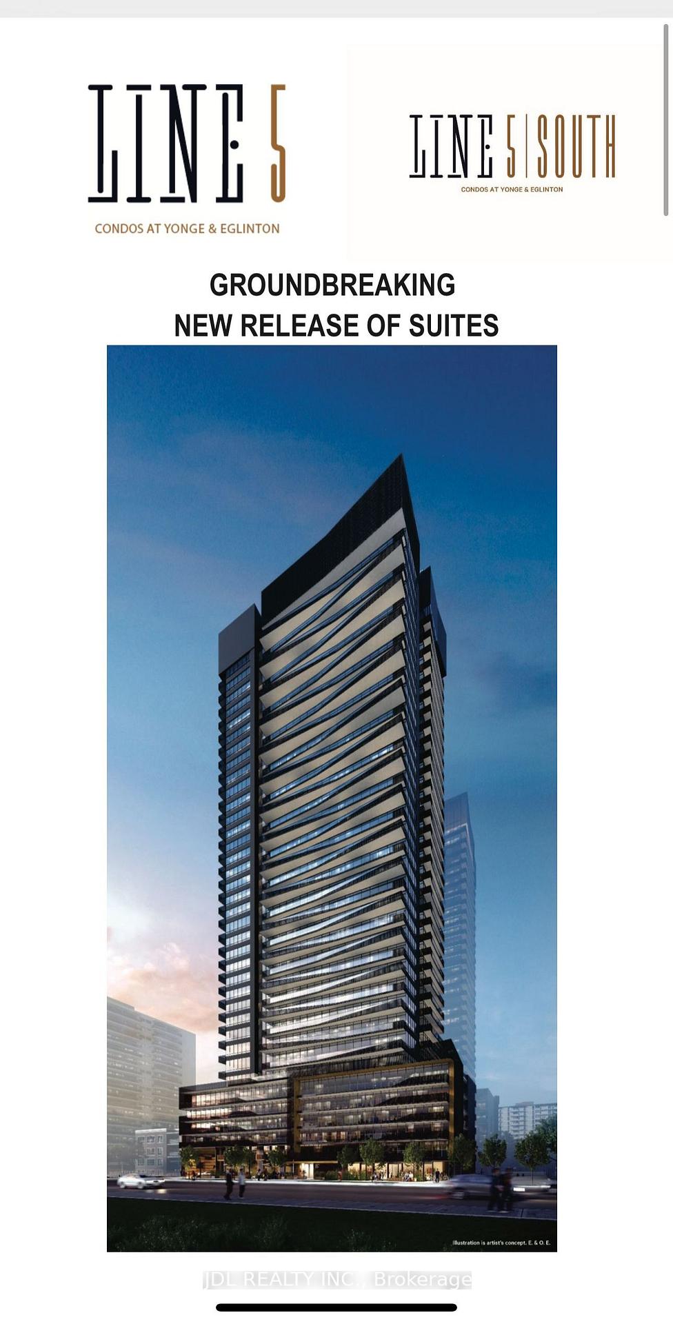 Front of Unit 1707, 127 Broadway Avenue