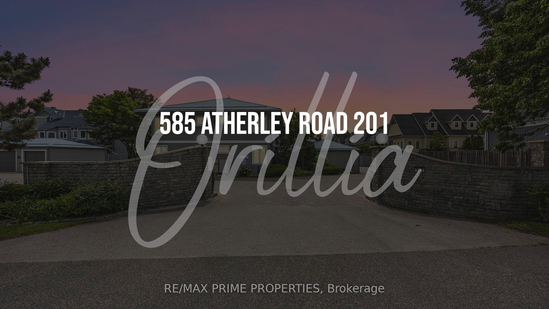 Front of Unit 201, 585 Atherley Road
