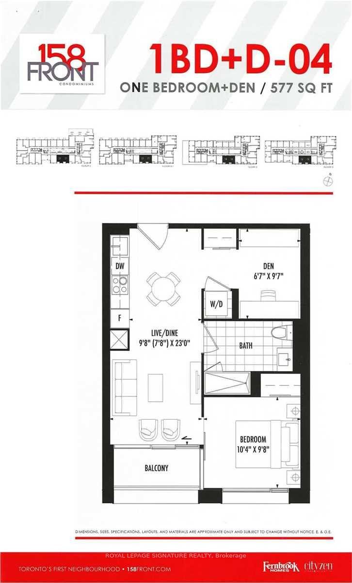 Photo 20 of Unit 522, 158 Front Street E, Toronto, Moss Park — HOMEH
