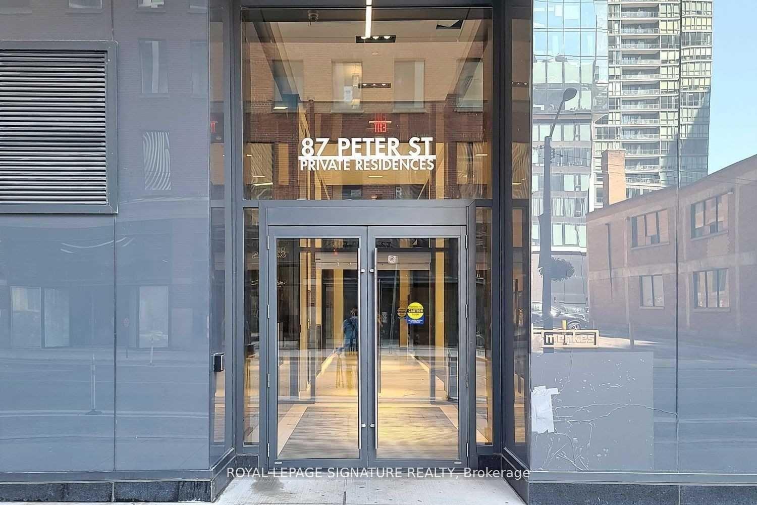 Front of Unit 1012, 87 Peter Street