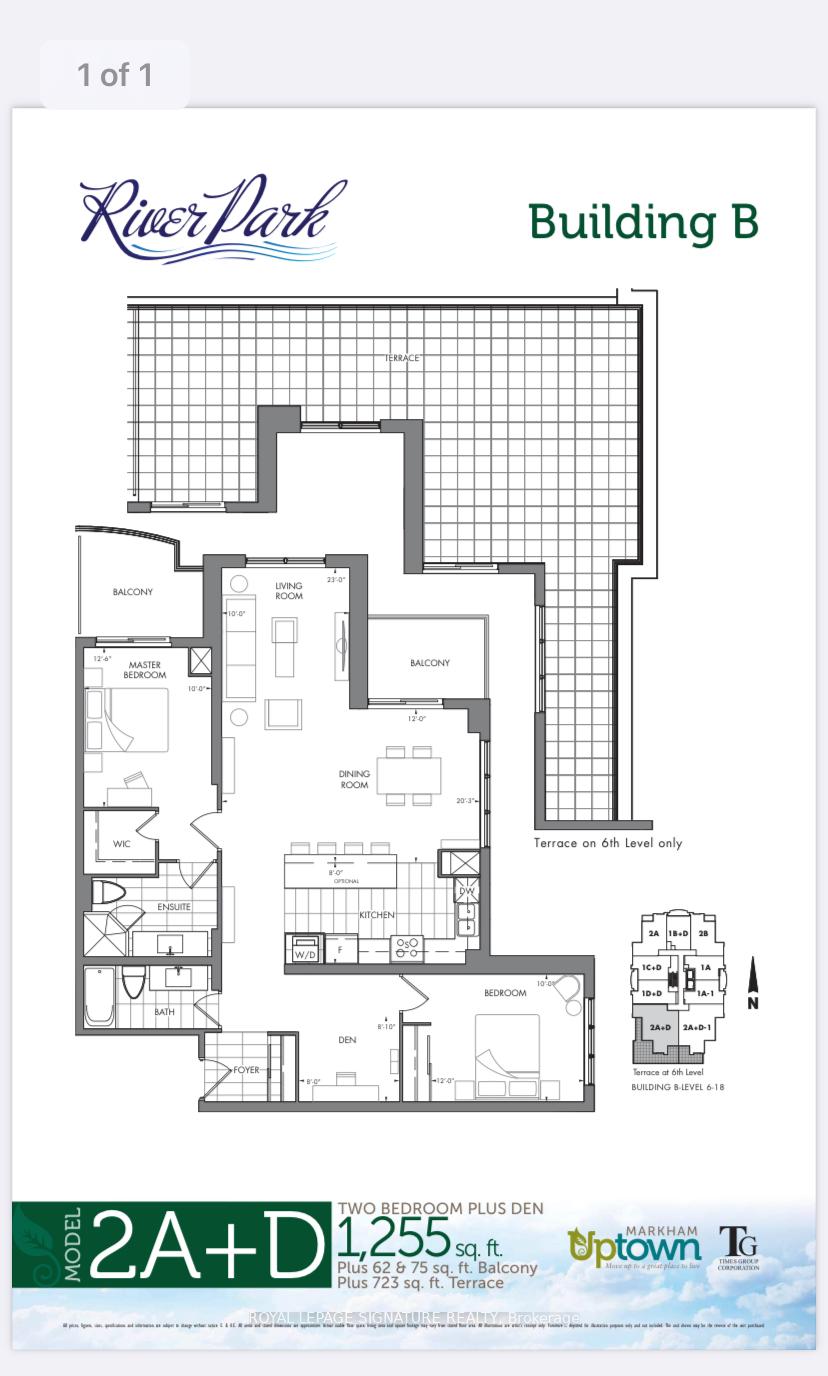 Photo 10 of Unit 1503, 1 Uptown Drive, Markham, Unionville — HOMEH