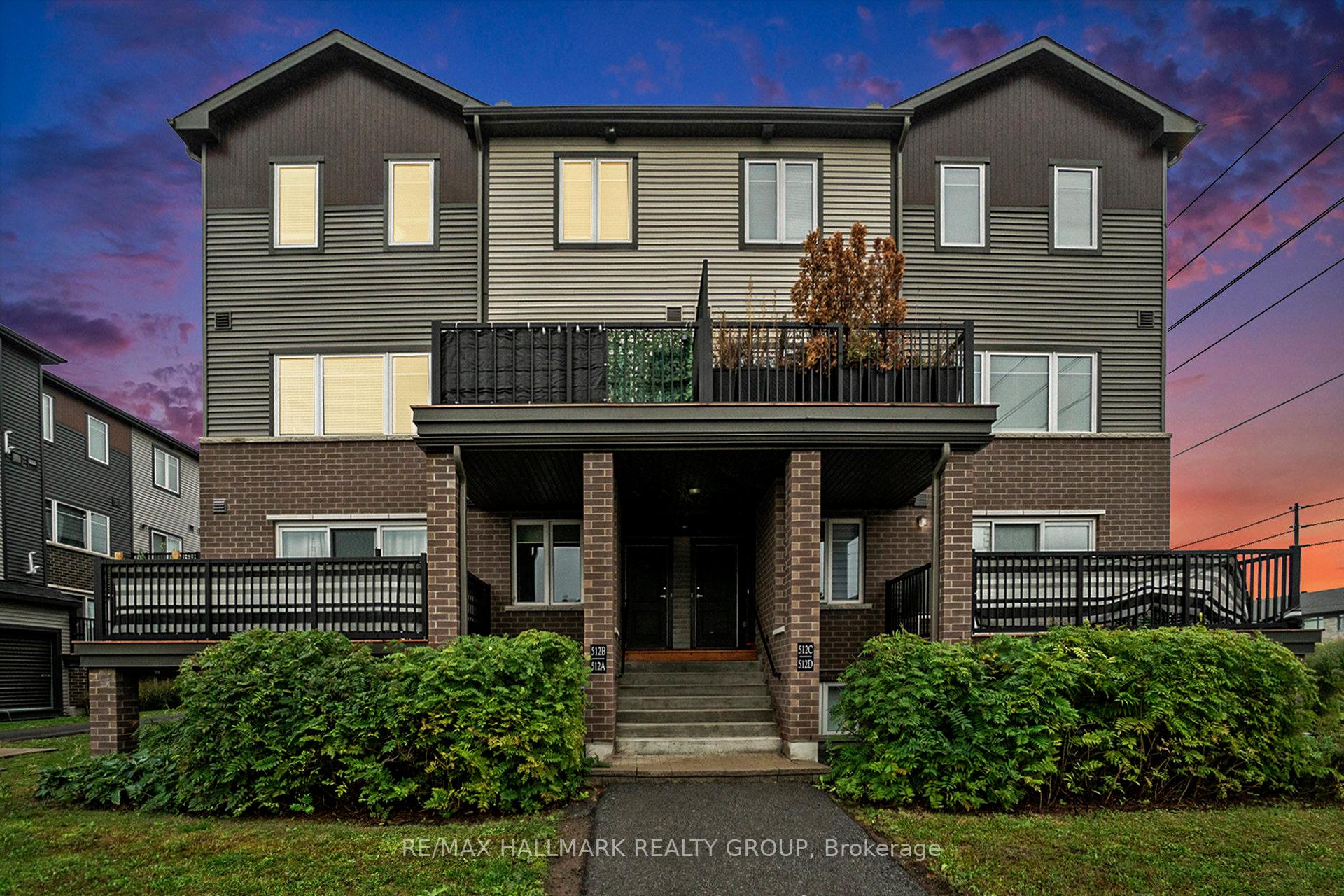 Front of Unit B, 512 Decoeur Drive