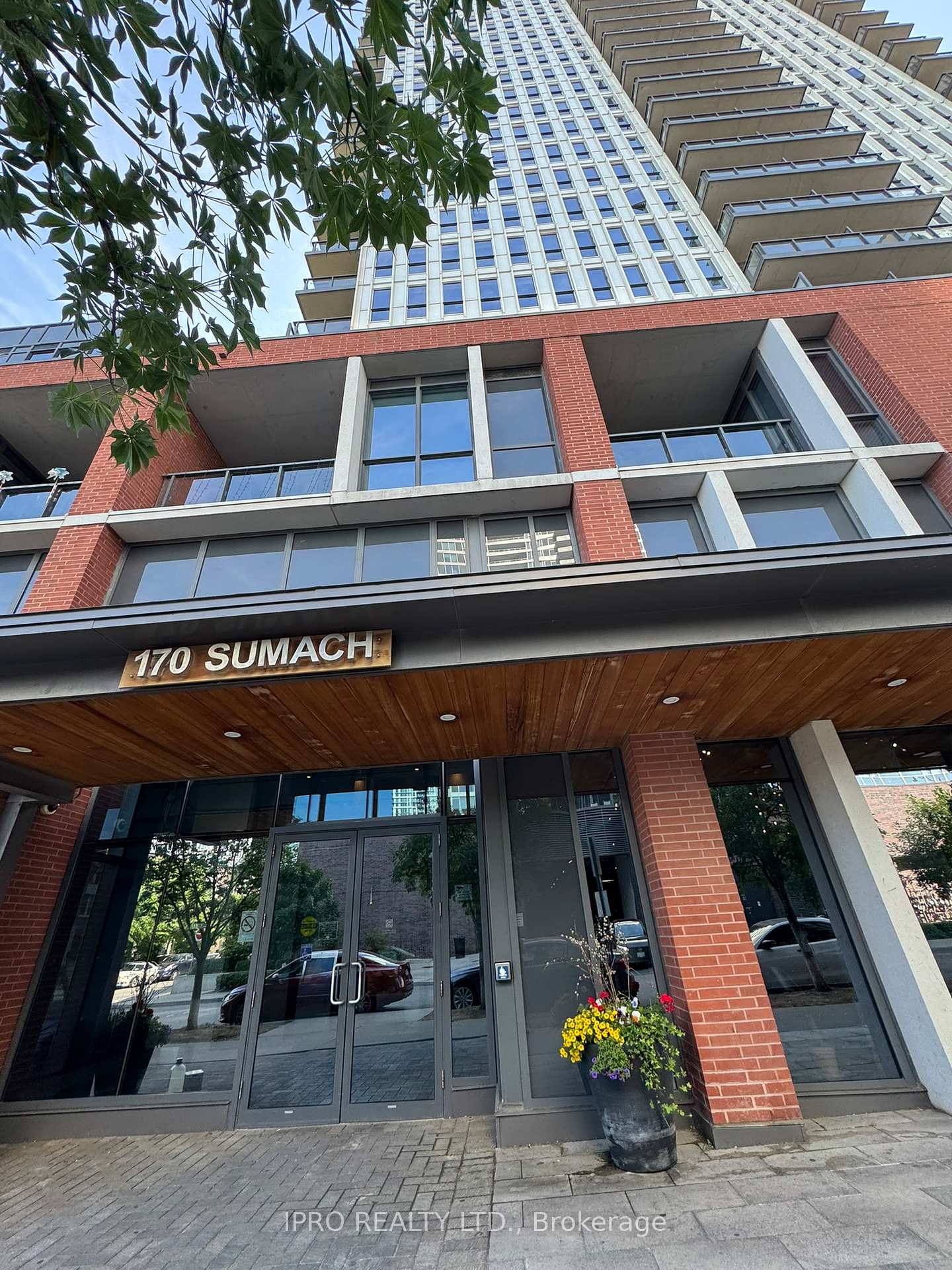 Front of Unit 504, 170 Sumach Street