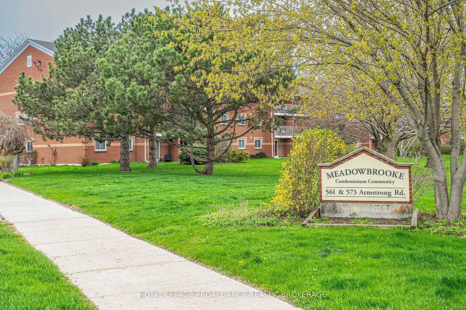 Front of Unit 110, 573 Armstrong Road