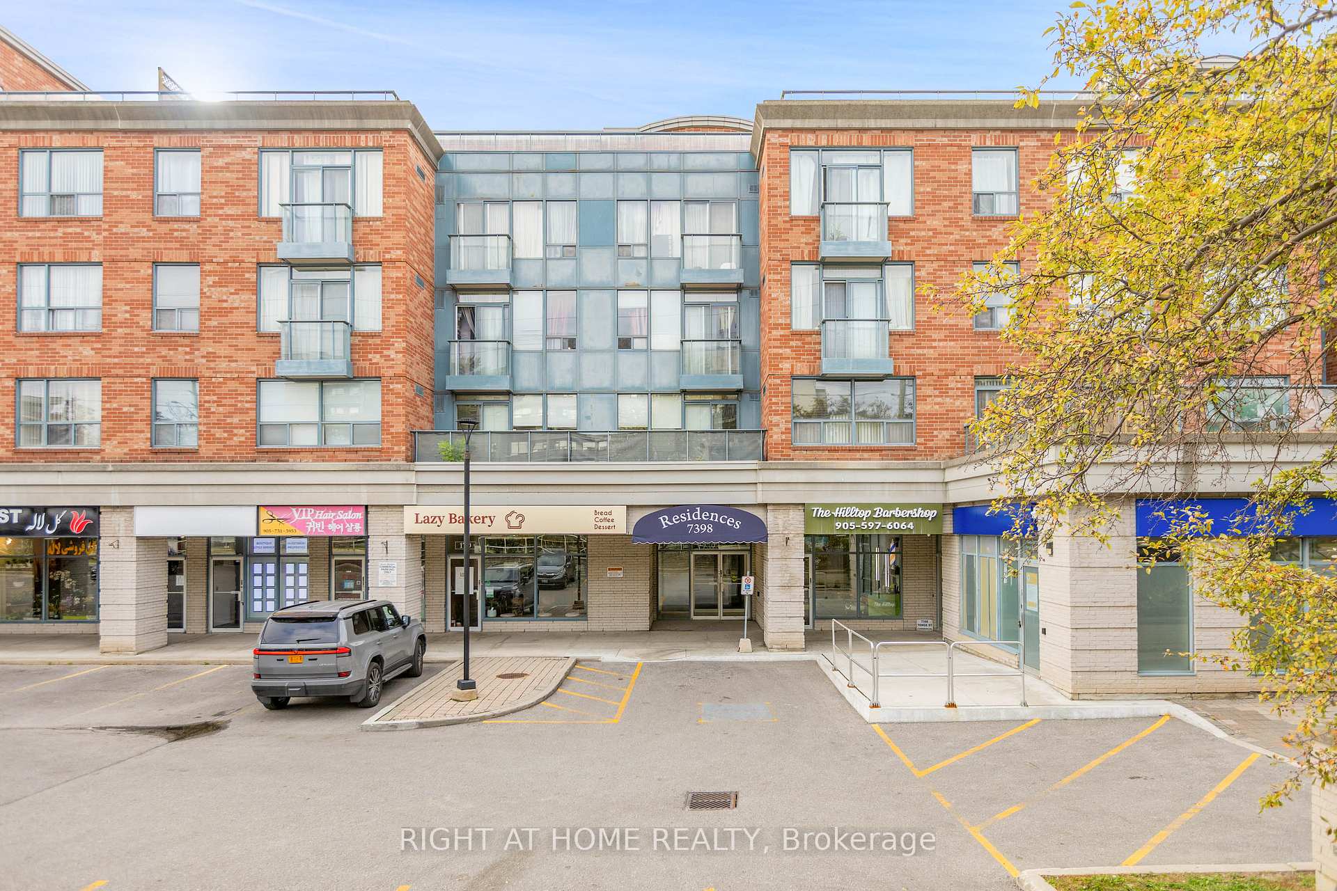 Front of Unit 107A, 7398 Yonge Street