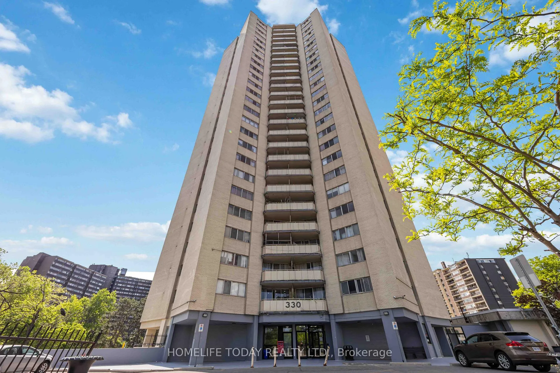 Front of Unit 1603, 330 Dixon Road