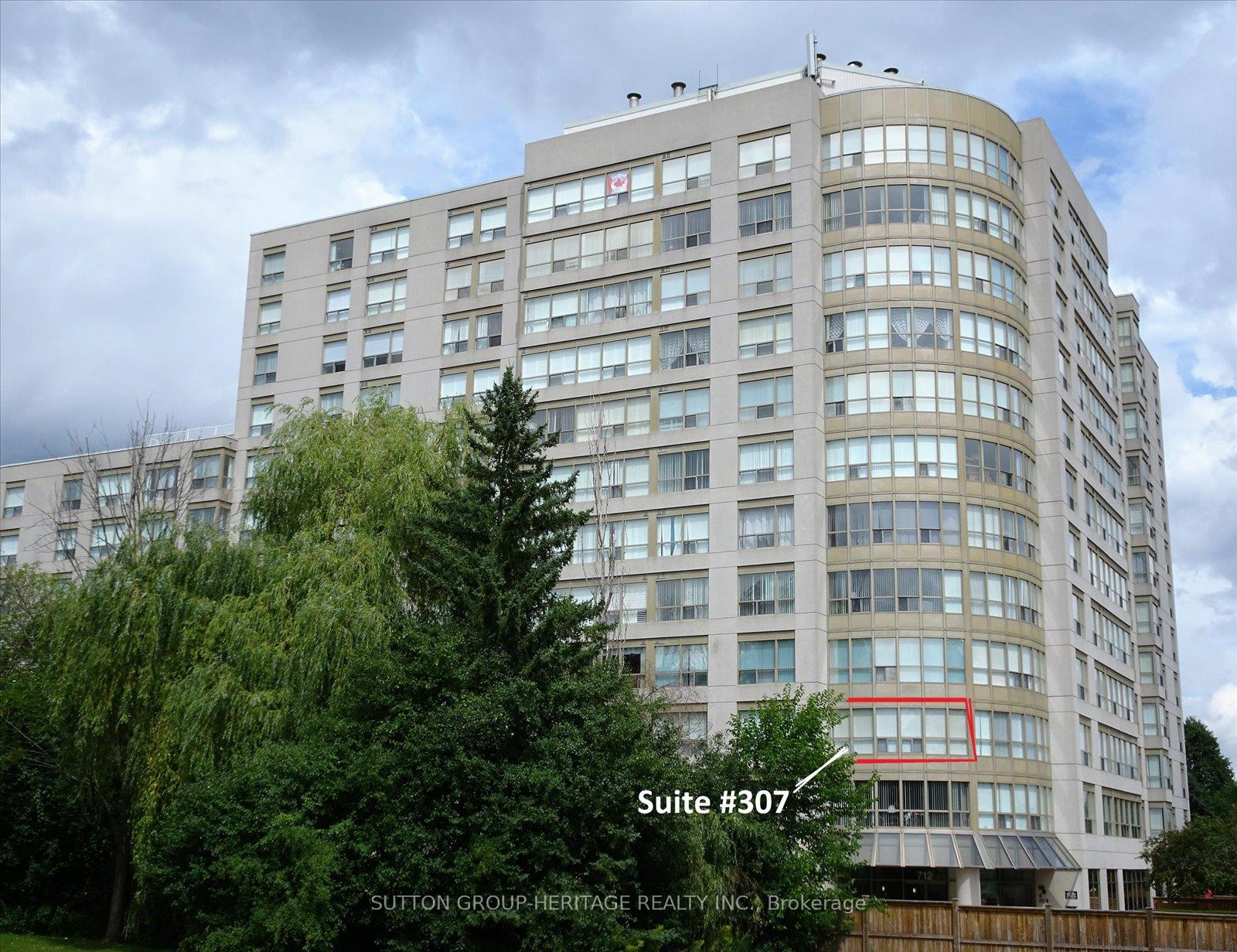 Front of Unit 307, 712 Rossland Road E