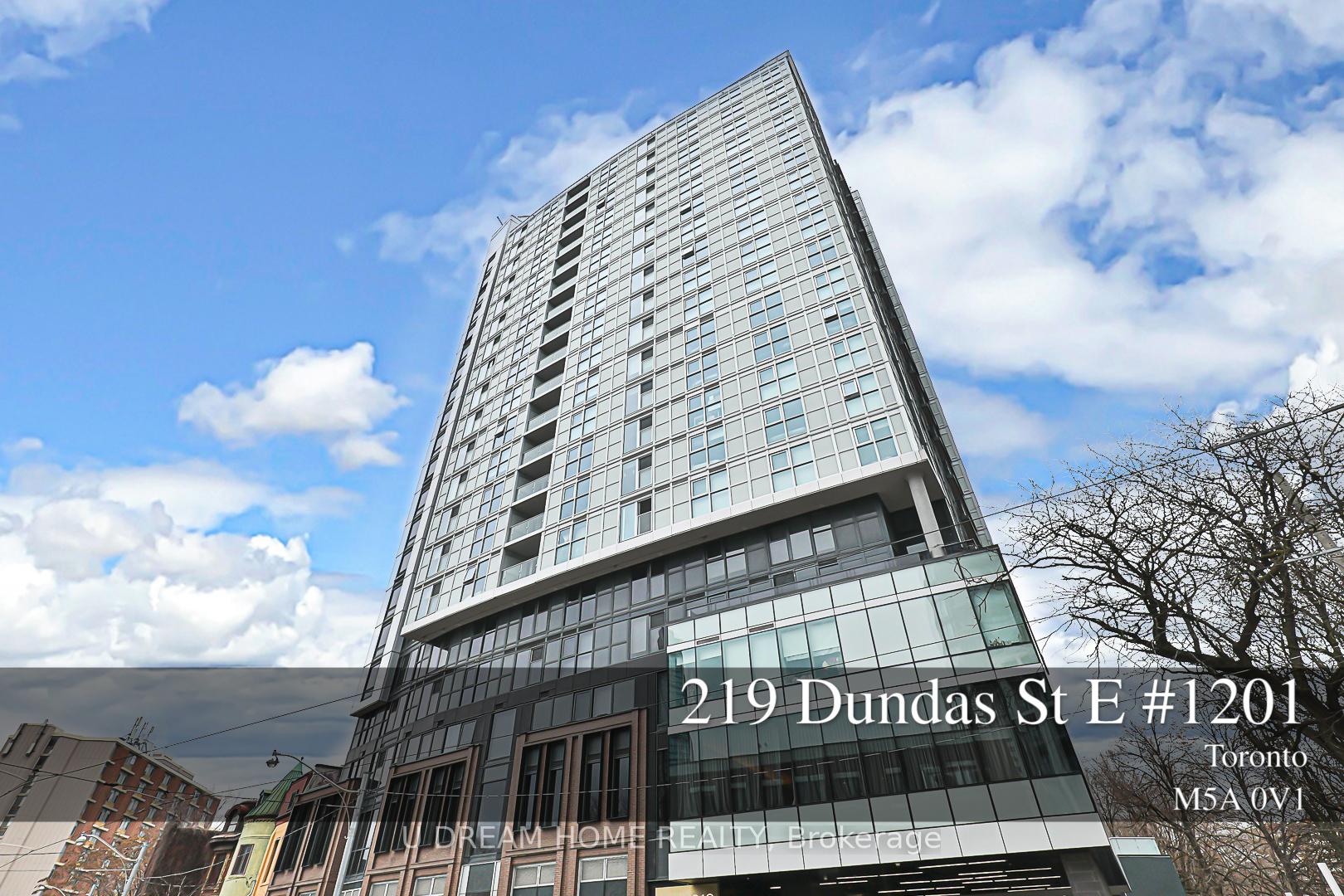 Front of Unit 1201, 219 Dundas Street E