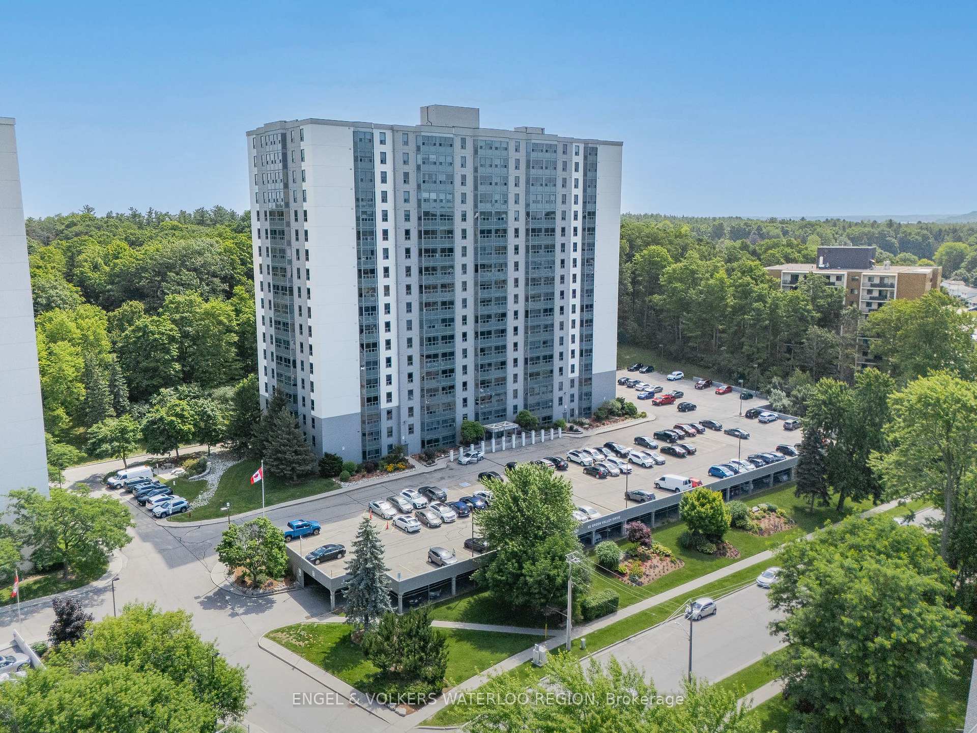 Front of Unit 1701, 55 Green Valley Drive