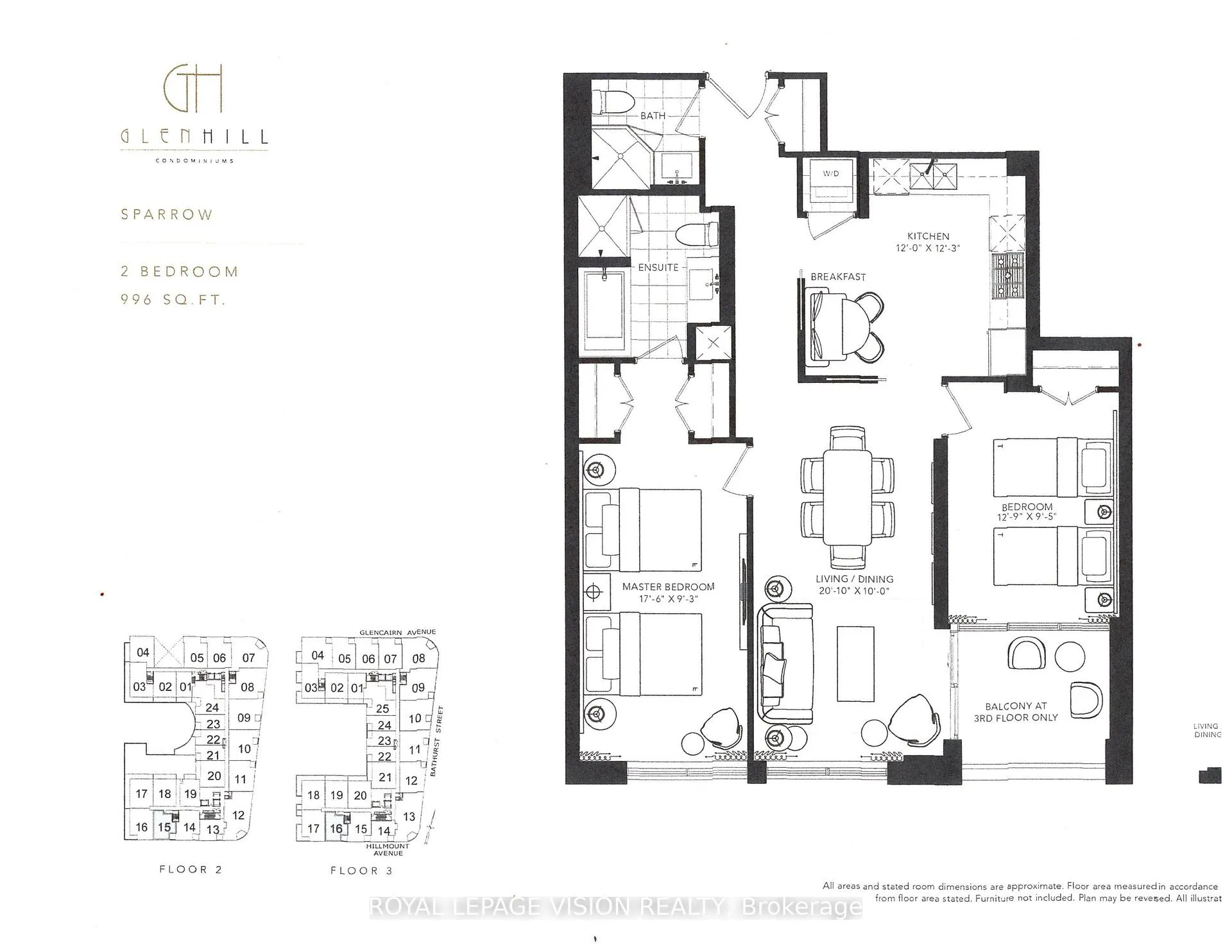 Front of Unit 321, 505 Glencairn Avenue