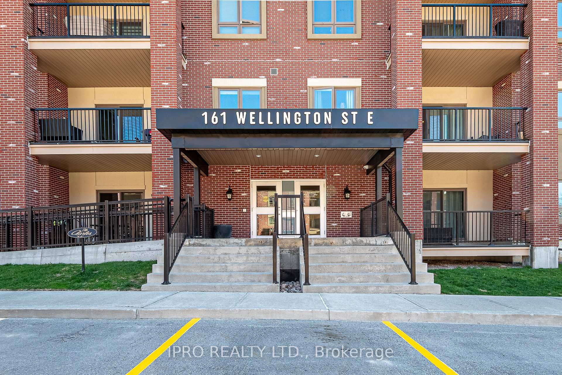 Front of Unit 107, 161 Wellington Street E