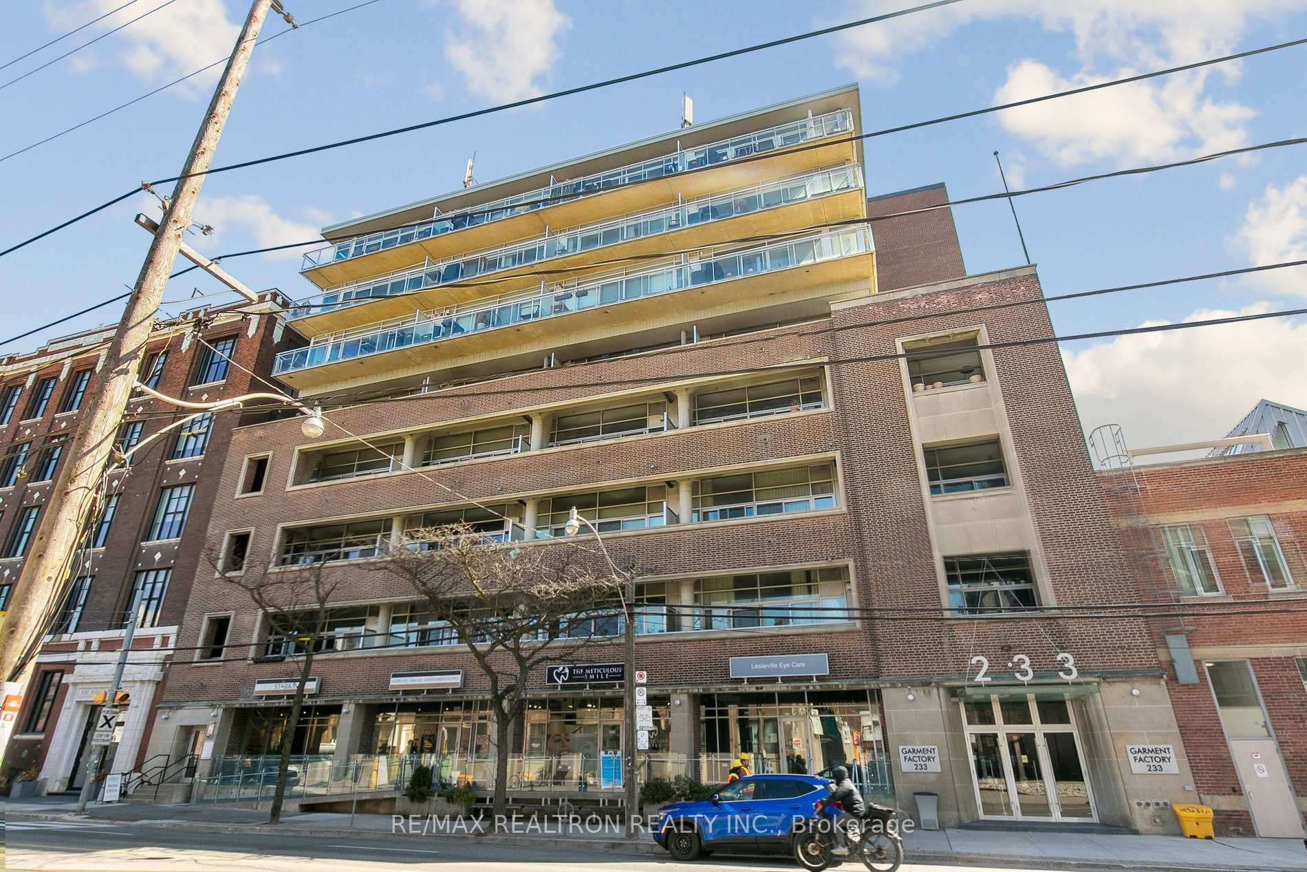 Front of Unit 205, 233 Carlaw Avenue