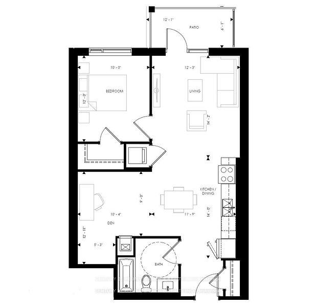 Front of Unit 102, 201 Elmira Road