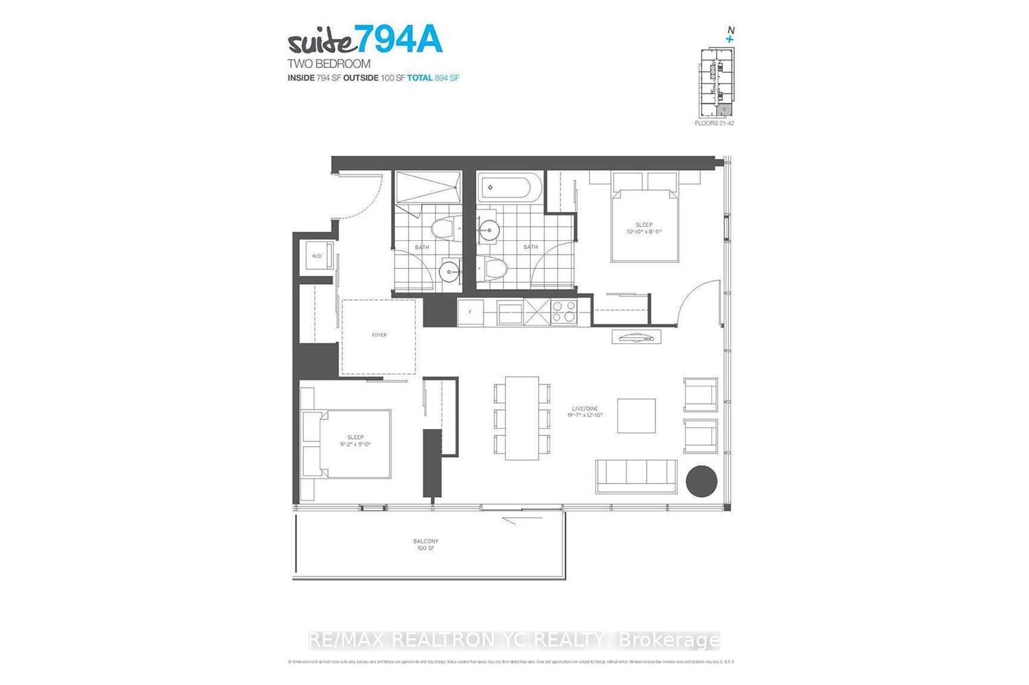 Photo 15 of Unit 2609, 161 Roehampton Avenue, Toronto, Mount Pleasant West — HOMEH