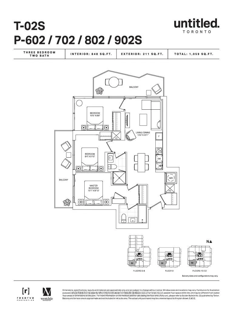 Photo 14 of Unit 802S, 110 Broadway Avenue N, Toronto, Mount Pleasant West — HOMEH