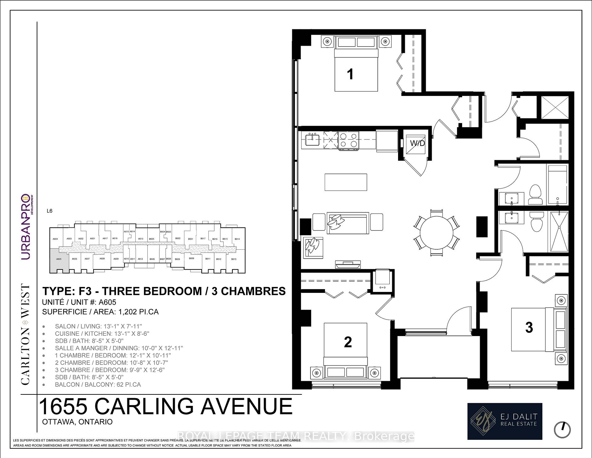 Photo 2 of Unit A605, 1655 Carling Avenue, Ottawa, Laurentianview — HOMEH