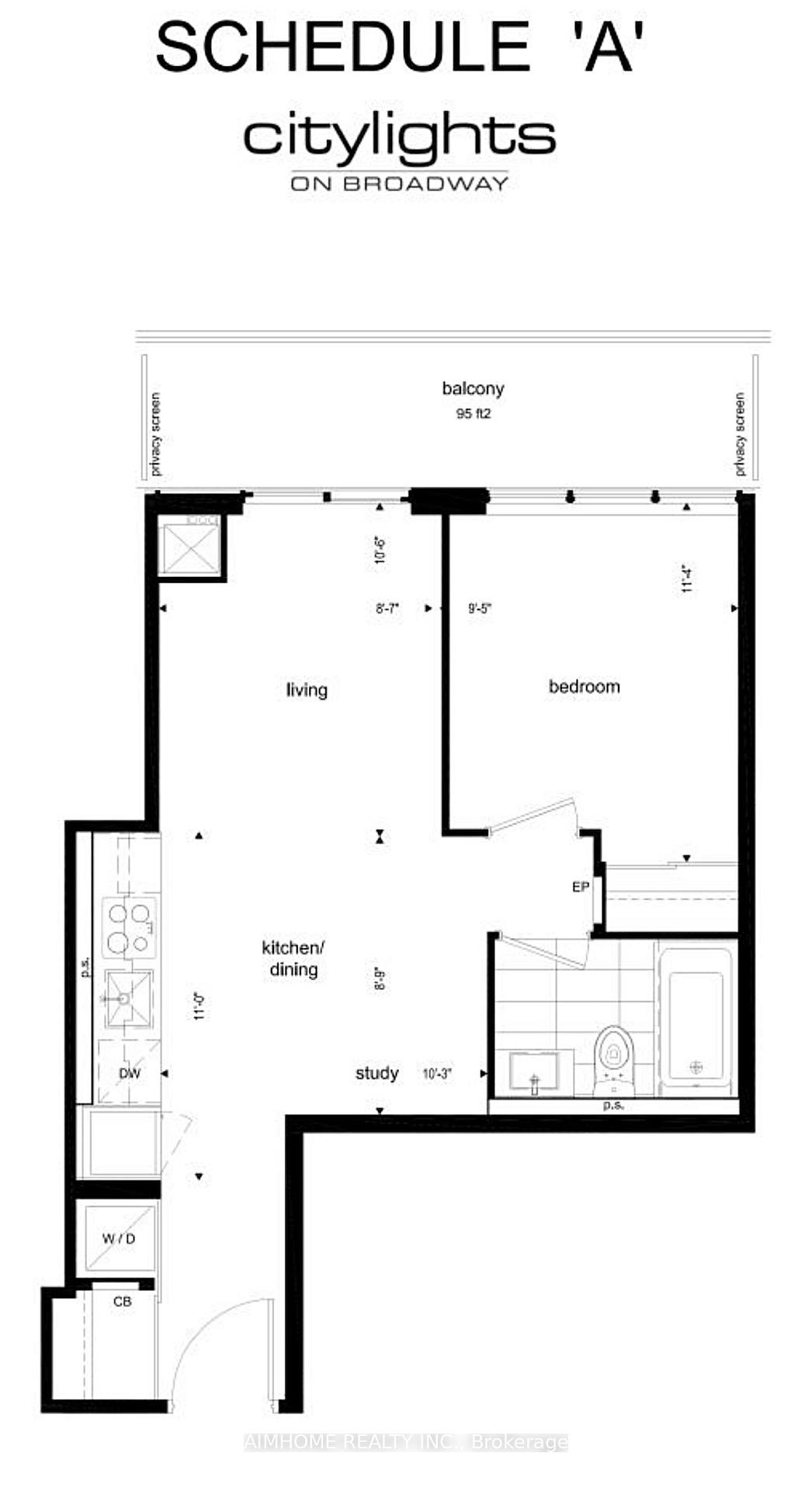 Photo 9 of Unit 1906, 99 Broadway Avenue, Toronto, Mount Pleasant West — HOMEH