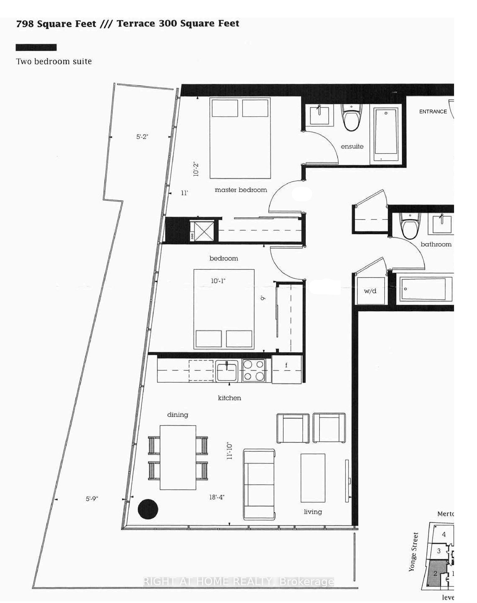 Photo 2 of Unit 802, 1815 Yonge Street, Toronto, Mount Pleasant West — HOMEH