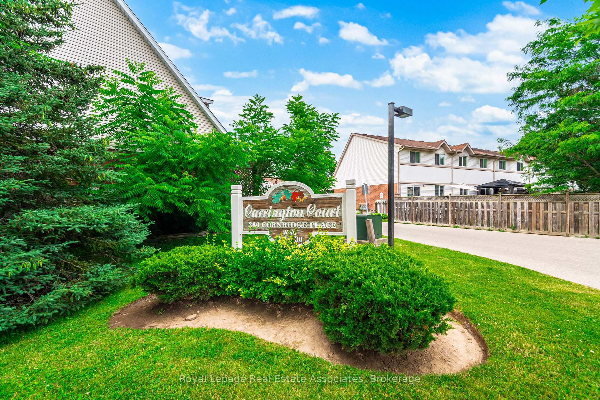 Front of Unit 5, 360 Cornridge Place