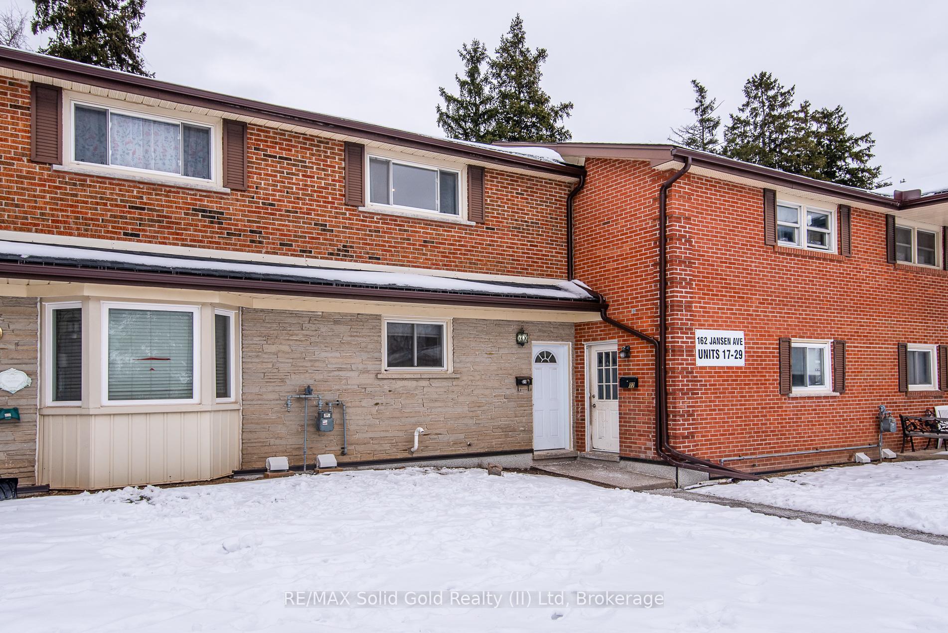 Photo 2 of Unit 21, 162 Jansen Avenue, Kitchener — HOMEH