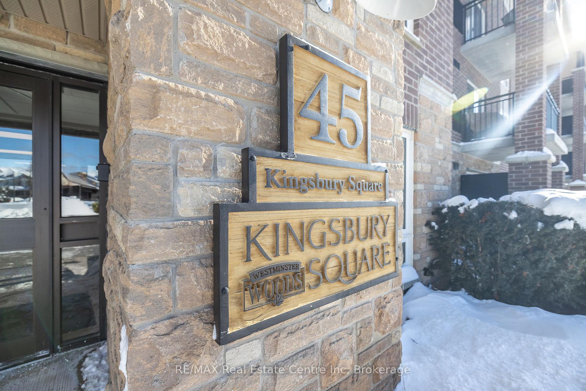 Photo 1 of Unit 111, 45 Kingsbury Square, Guelph, Pineridge/Westminster Woods — HOMEH