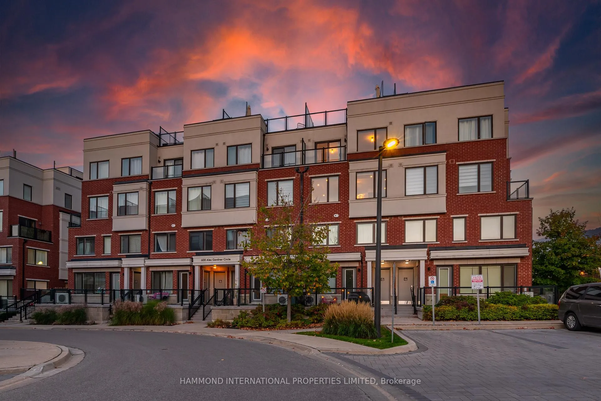 Front of Unit 114, 600 Alex Gardner Circle