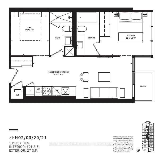Front of Unit 3203, 19 Western Battery Road