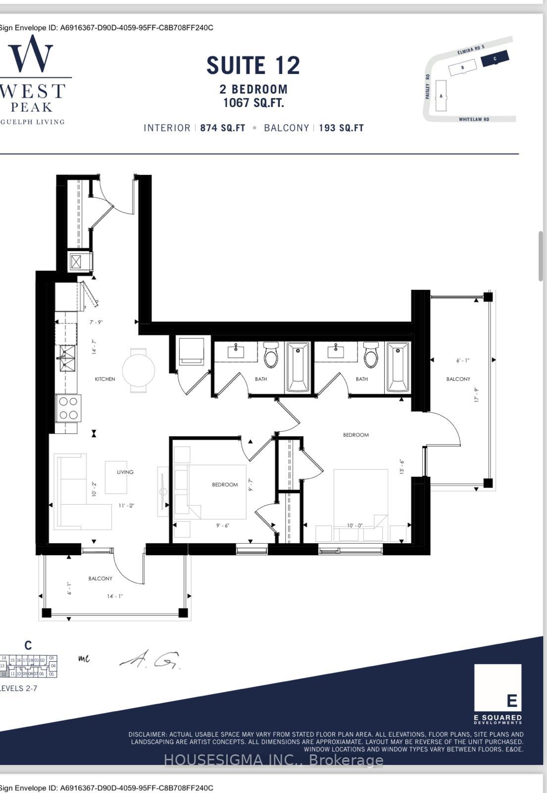 Photo 7 of Unit 712, 191 Elmira Road S, Guelph, Willow West/Sugarbush/West Acres — HOMEH