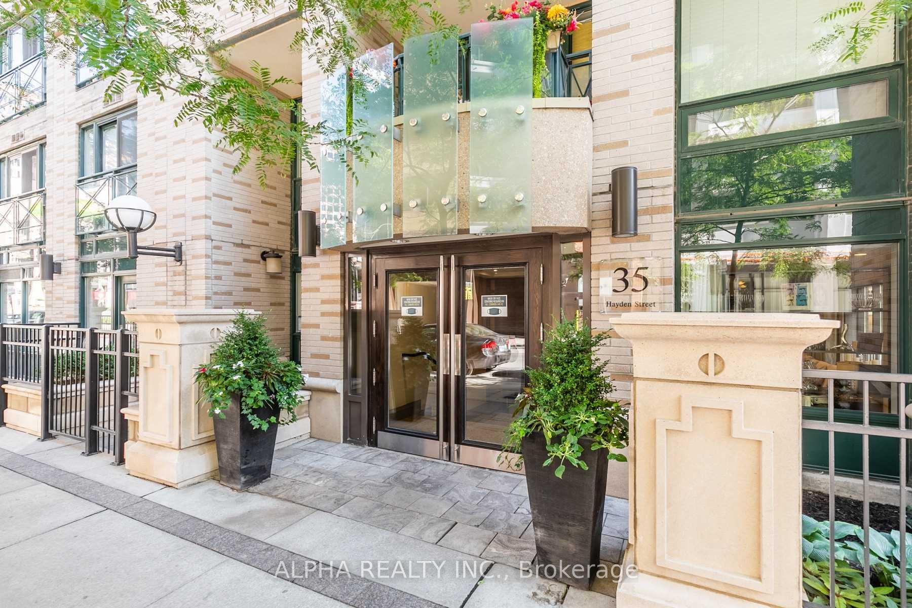 Photo 1 of Unit 1108, 35 Hayden Street, Toronto, Church-Yonge Corridor — HOMEH