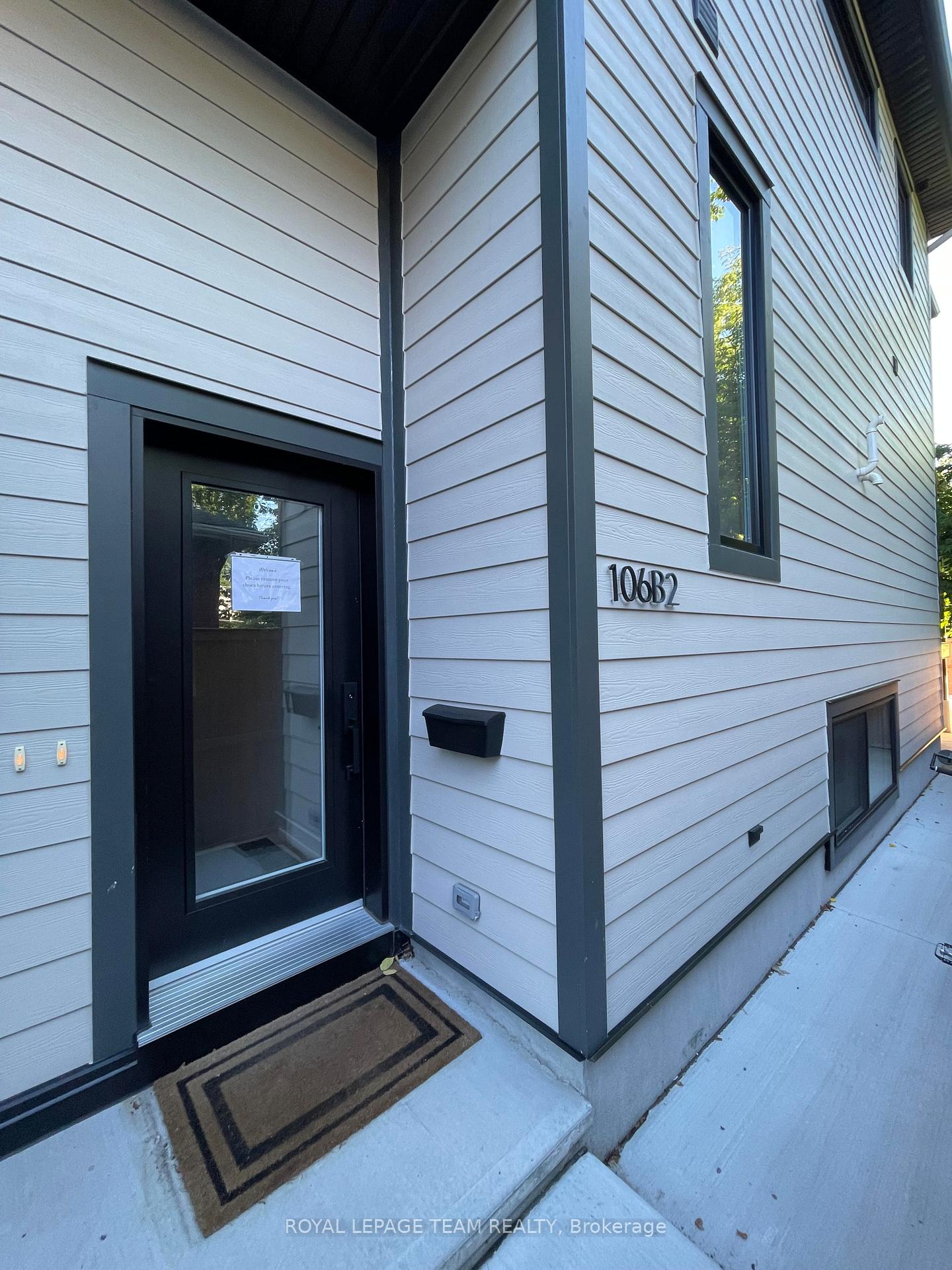 Front of Unit B2, 106 Aylmer Avenue