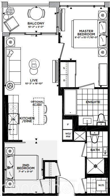 Photo 16 of Unit 308W, 27 Bathurst Street, Toronto, Waterfront Communities — HOMEH