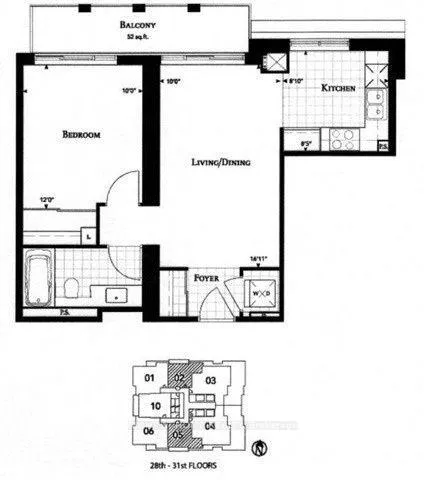 Photo 3 of Unit 2805, 35 Balmuto Street, Toronto, Bay Street Corridor — HOMEH