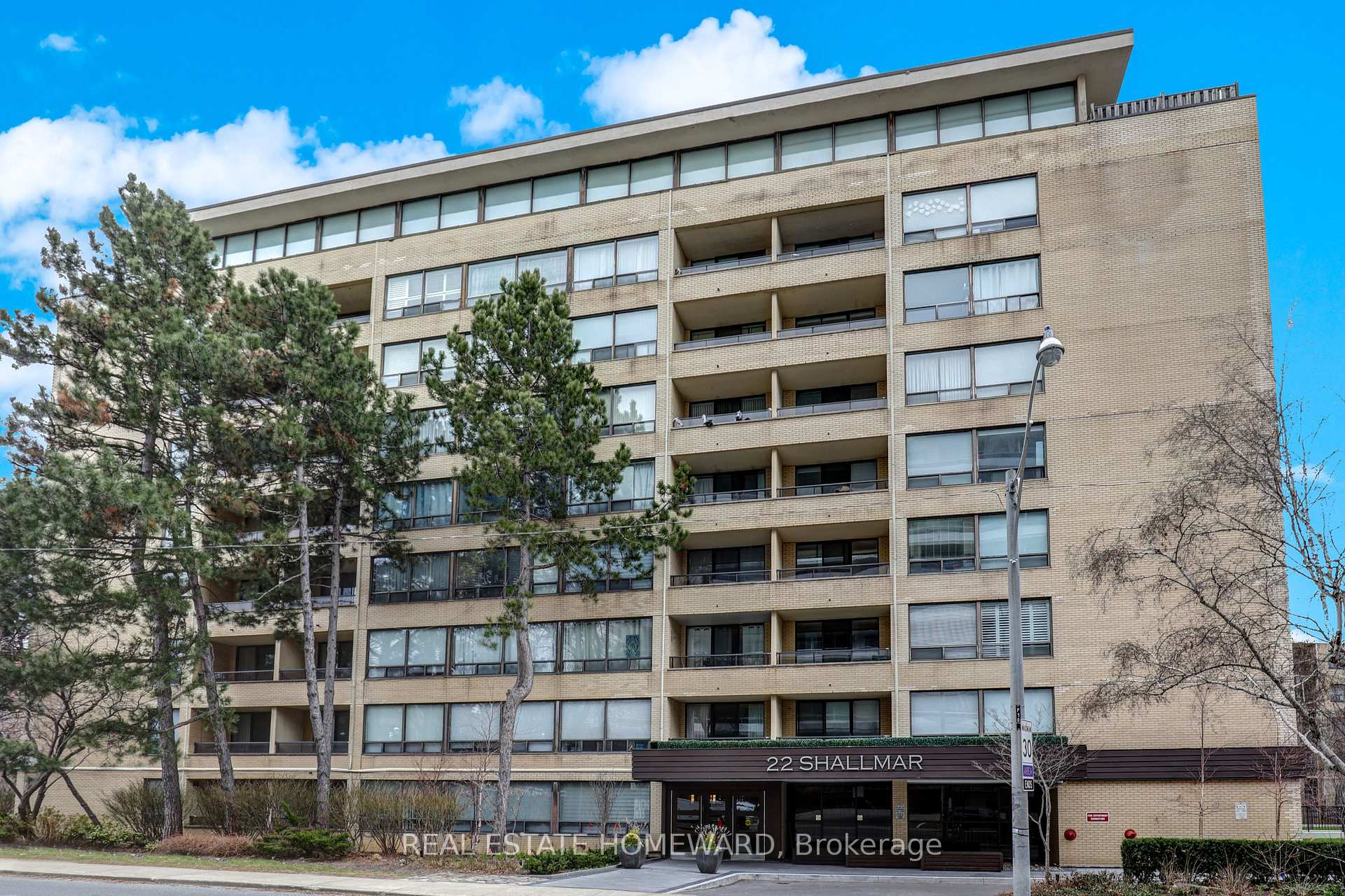 Front of Unit 701, 22 Shallmar Boulevard