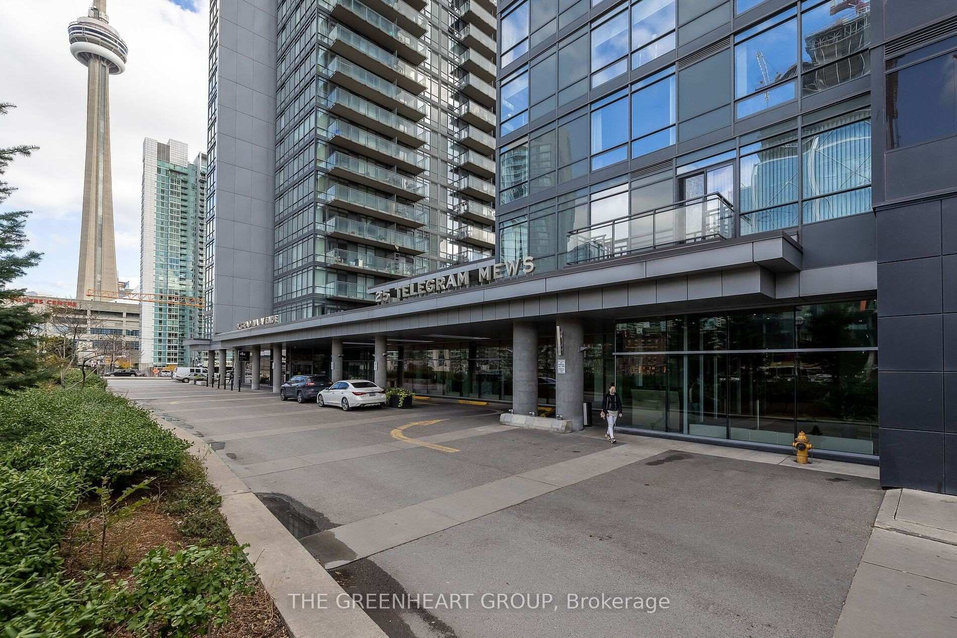 Front of Unit 3511, 25 Telegram Mews