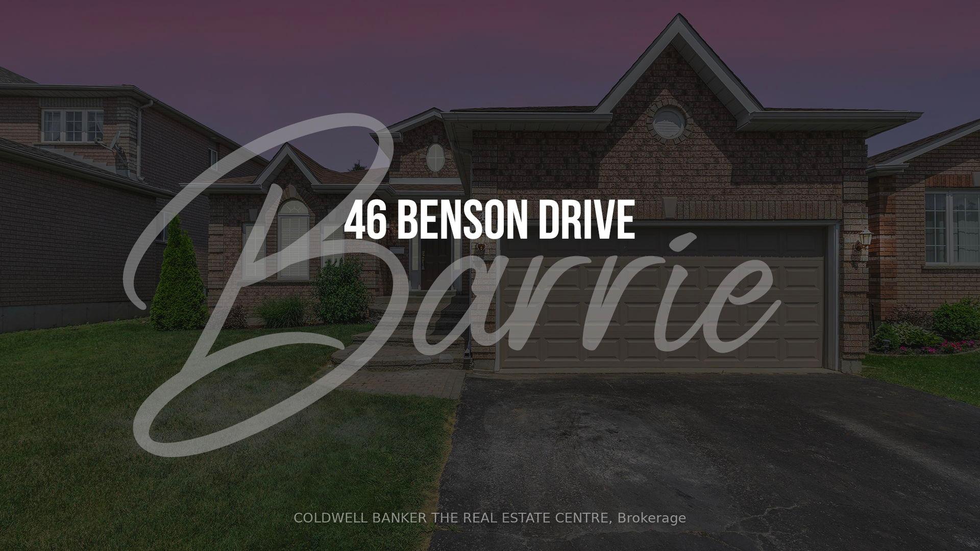 Photo 2 of 46 Benson Drive, Barrie, Northwest — HOMEH