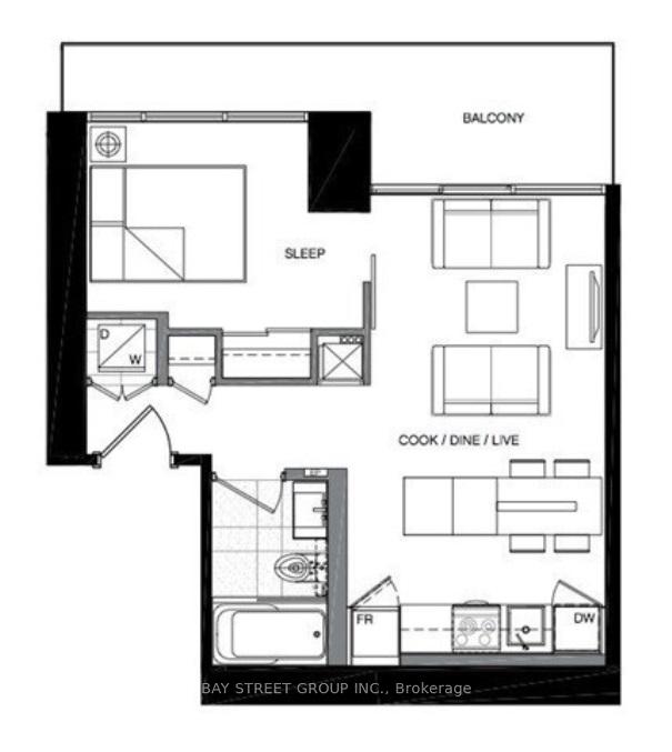 Front of Unit 4106, 5 St. Joseph Street