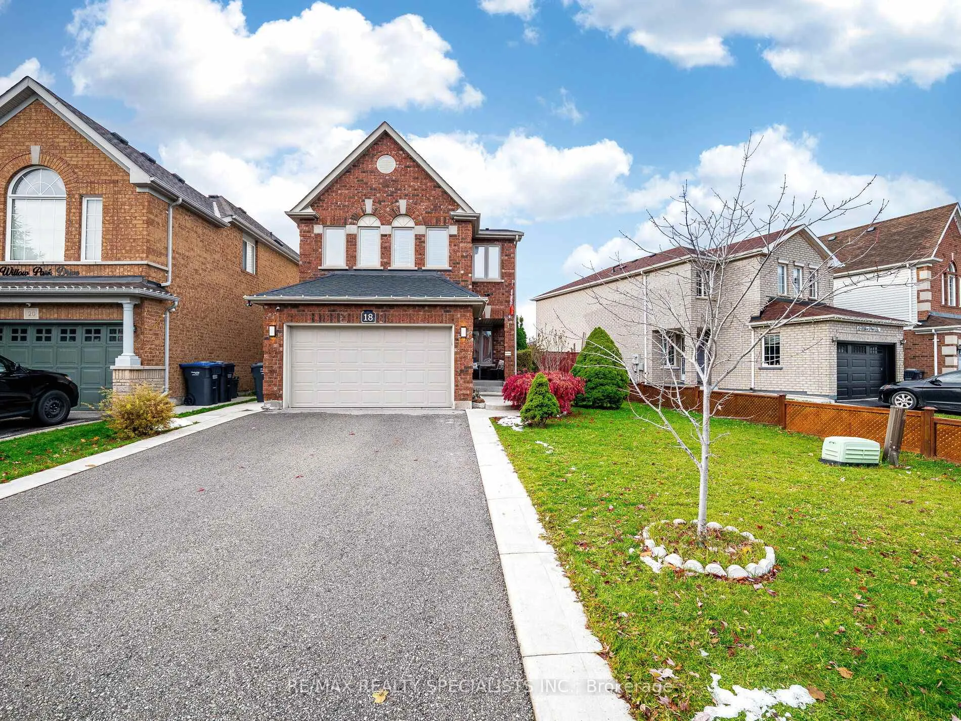 Front of 18 Willow Park Drive