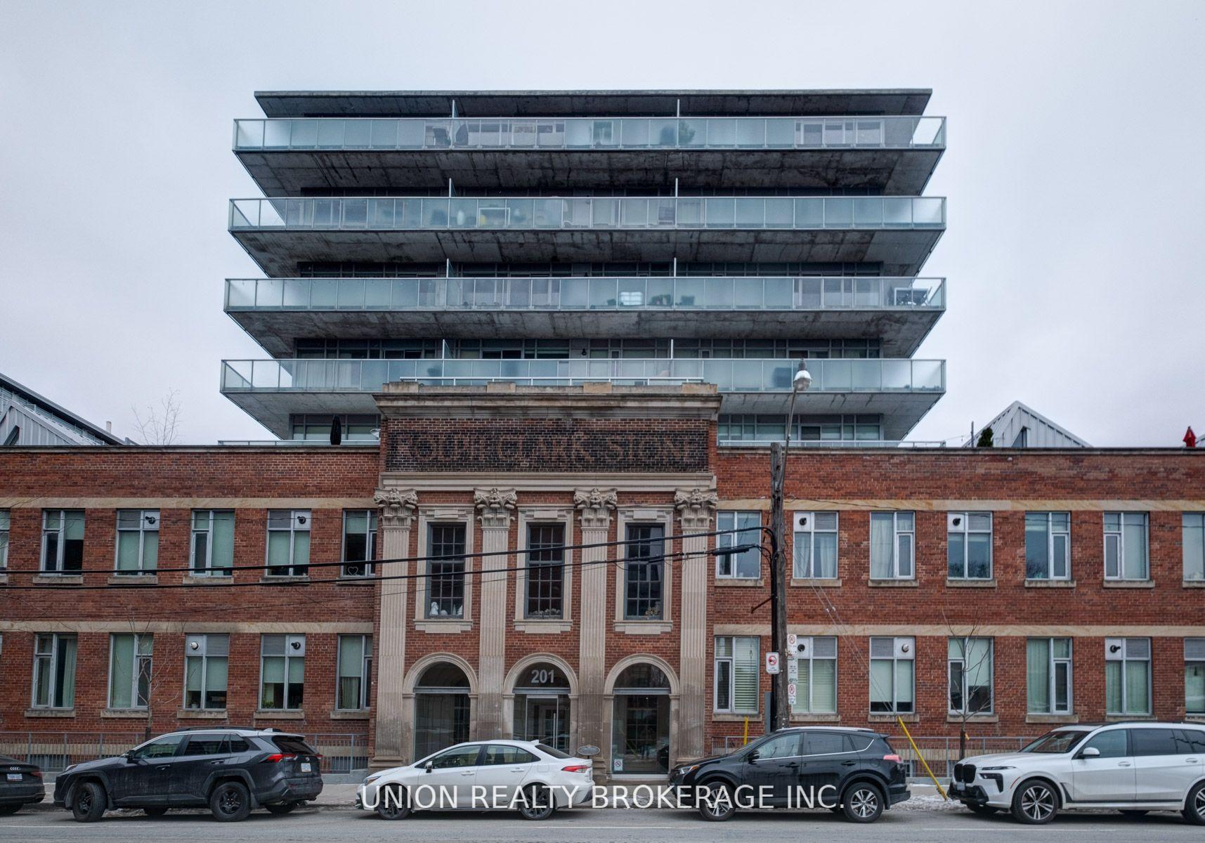 Front of Unit 105, 201 Carlaw Avenue