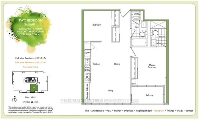 Photo 4 of Unit 1601, 151 Dan Leckie Way, Toronto, Waterfront Communities — HOMEH