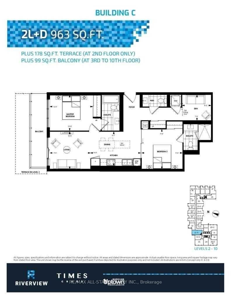 Photo 1 of Unit 809, 38 Water Walk Drive, Markham, Unionville — HOMEH