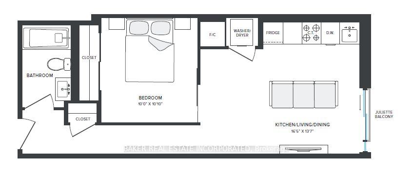Photo 2 of Unit 422, 100 Mill Street, Toronto, Waterfront Communities — HOMEH